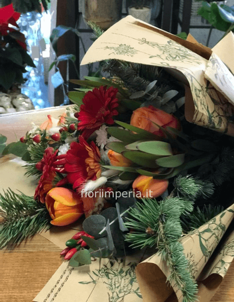 Bouquet colori natalizi